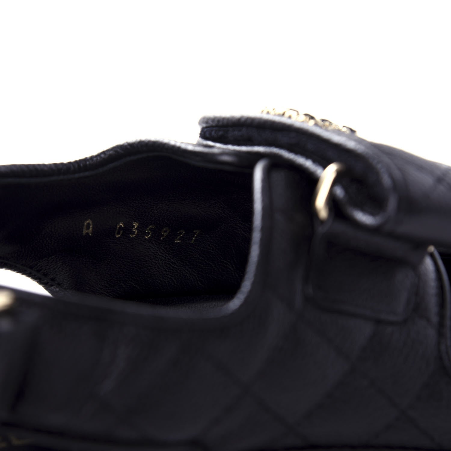 Chanel Grained Calfskin Velcro Dad Sandals 40 Black 10 of 11
