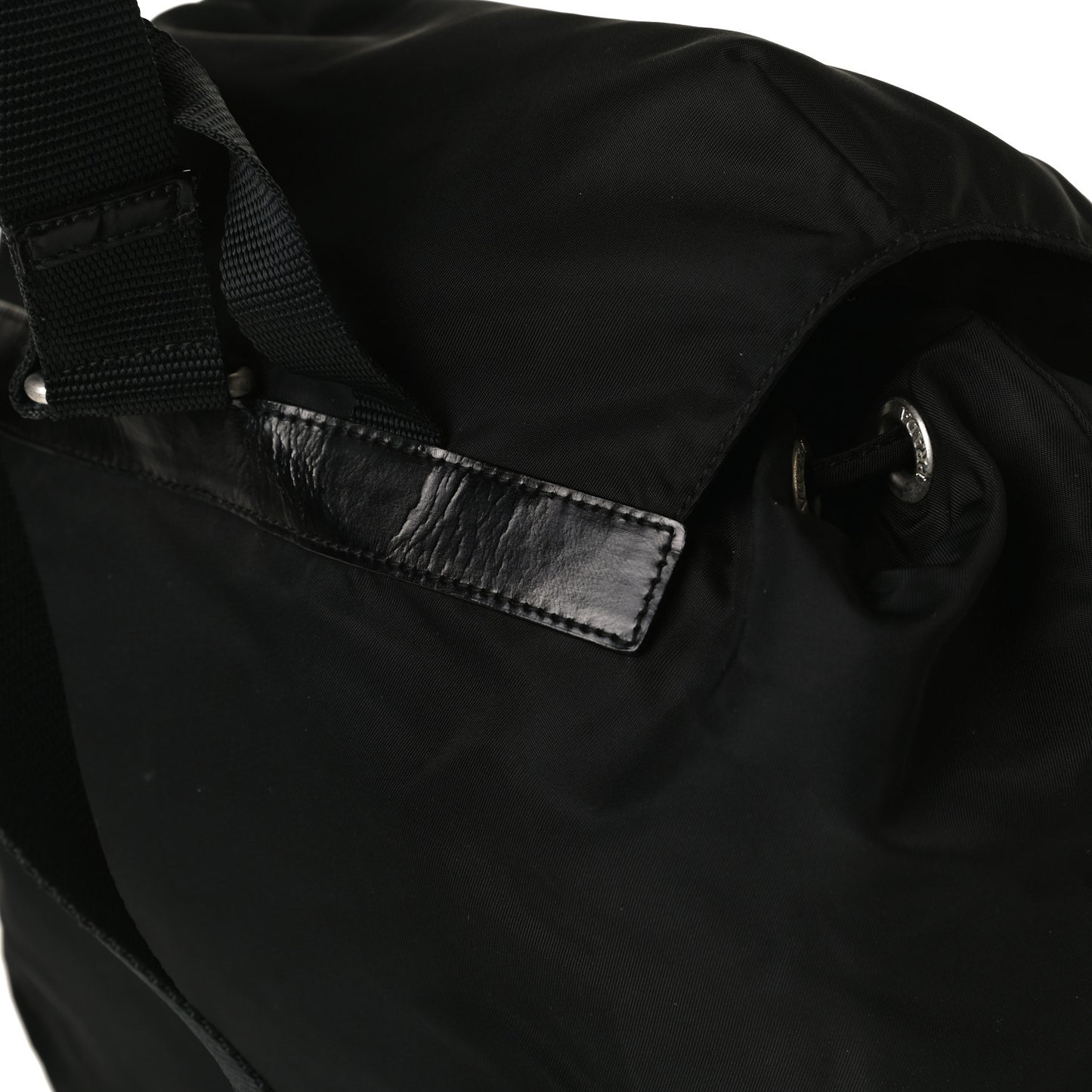 Nylon Vela Medium Backpack Black