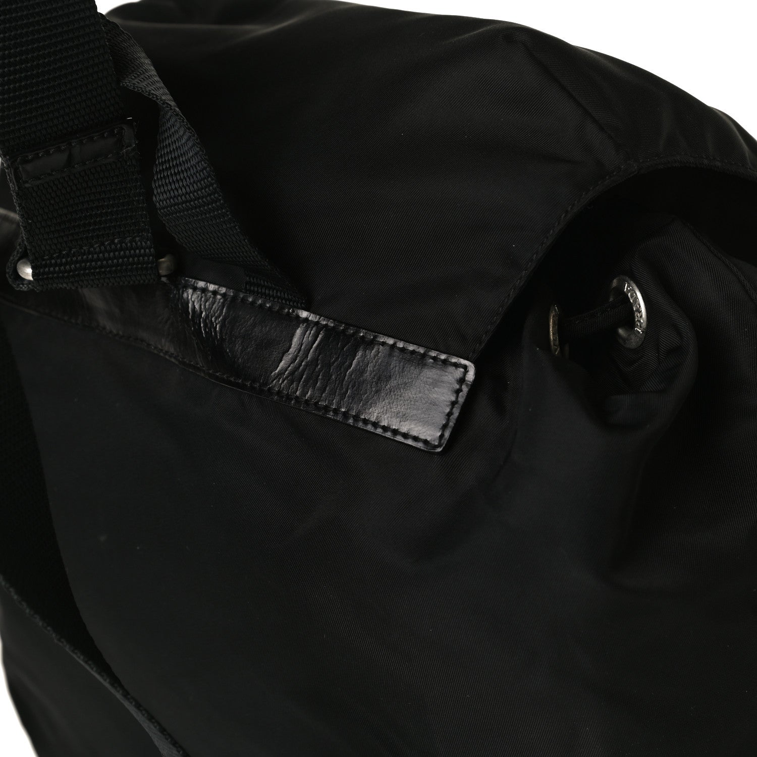 Prada Nylon Vela Medium Backpack Black 12 of 22
