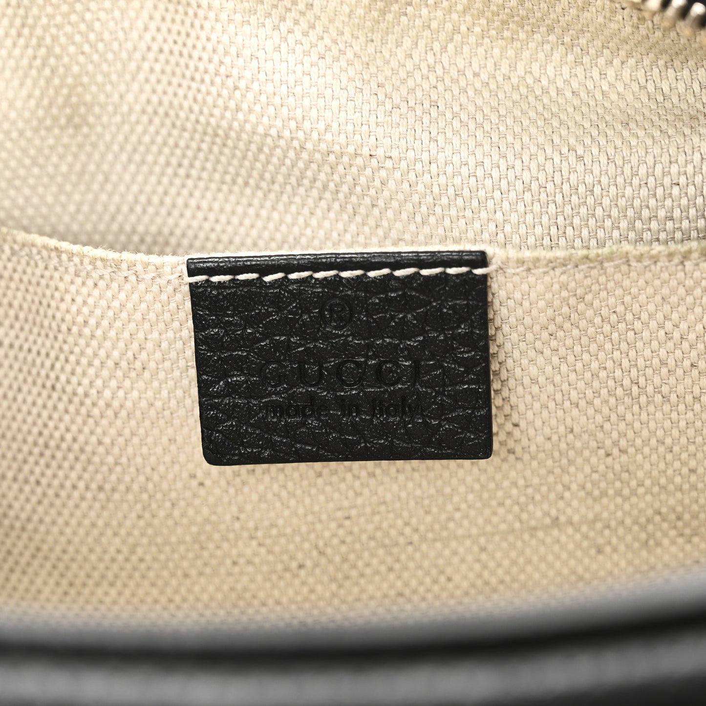 Pebbled Calfskin Small Soho Disco Bag Black
