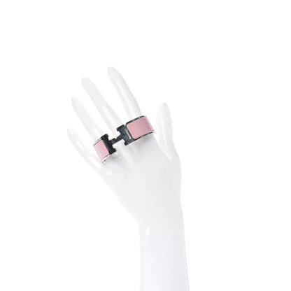 Hermes Enamel Wide Clic Clac H Bracelet PM Rose Dragee 2 of 4