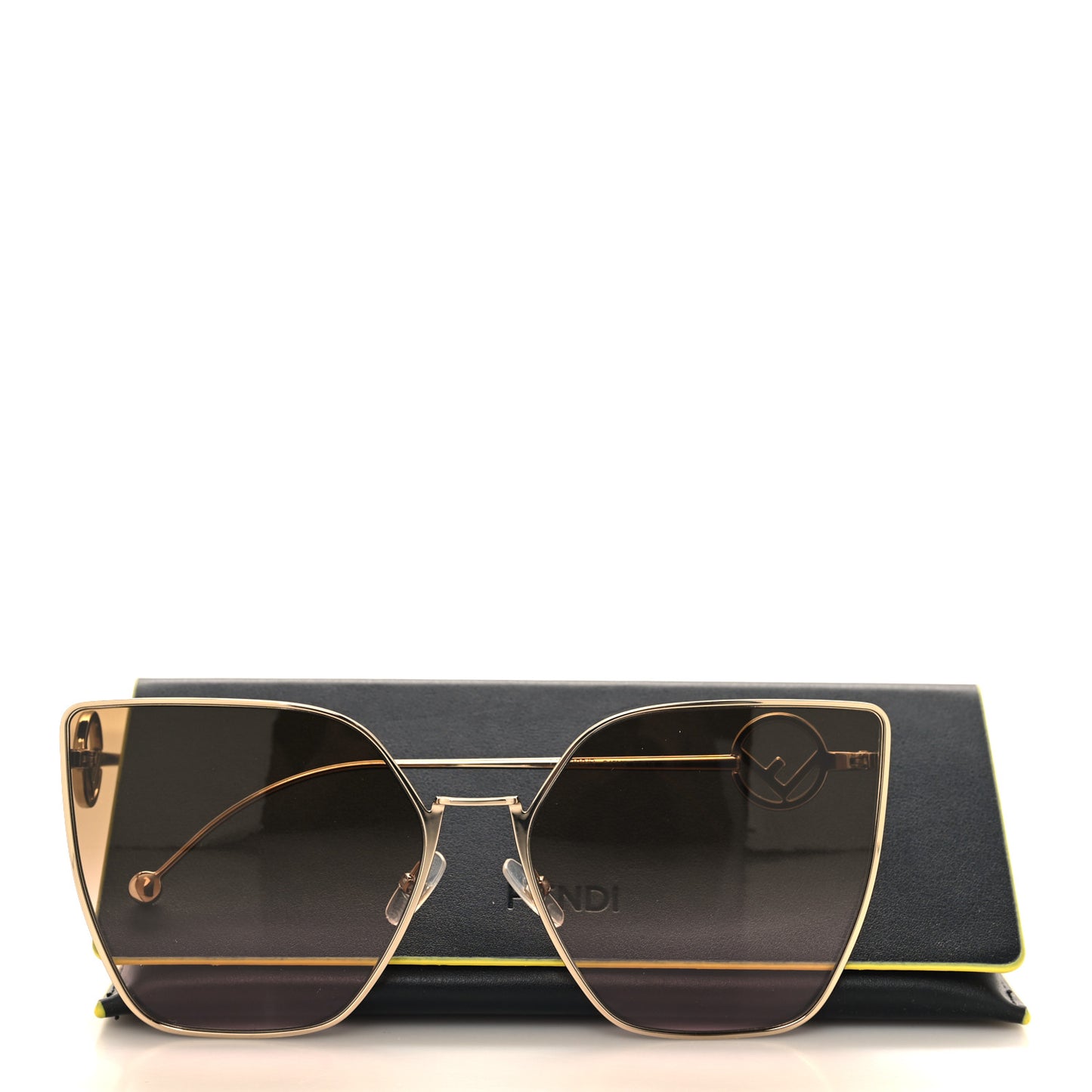 Metal F is Fendi Sunglasses FF 0323/S Gold