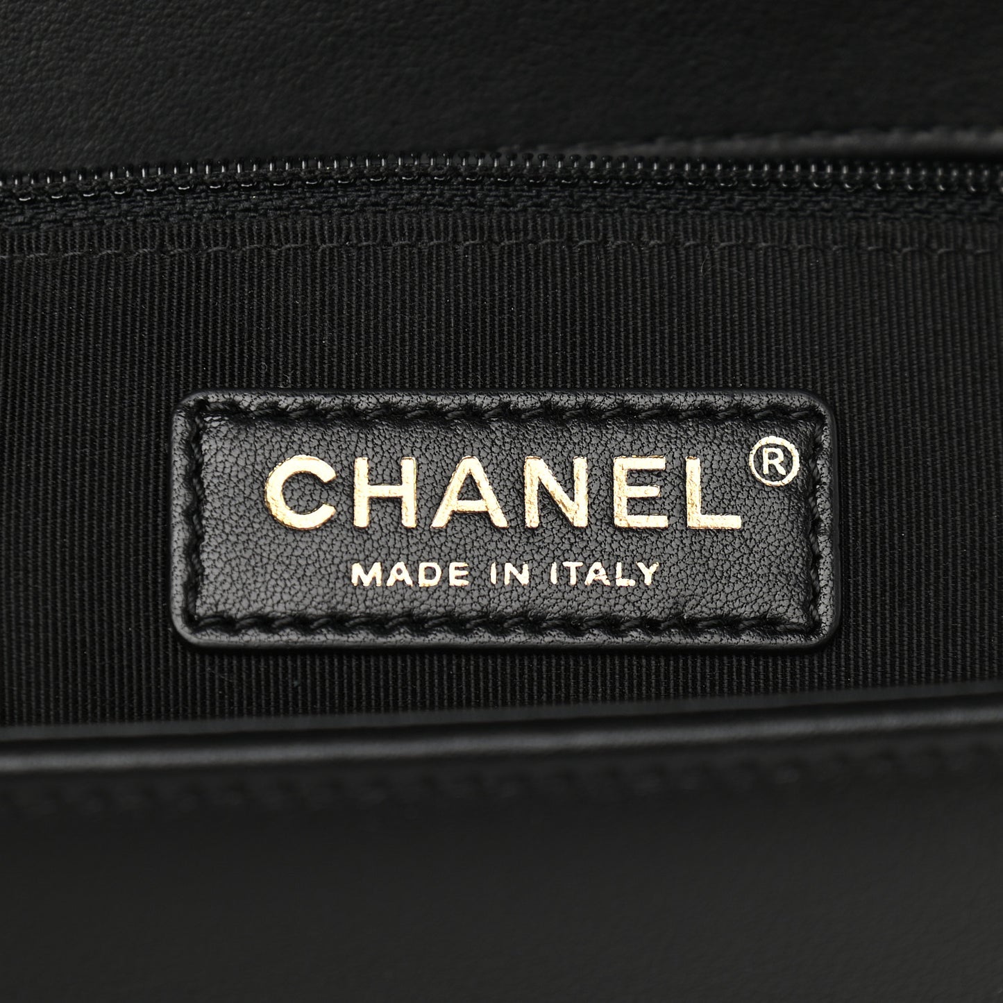 Calfskin Quilted New Medium Boy Flap Black
