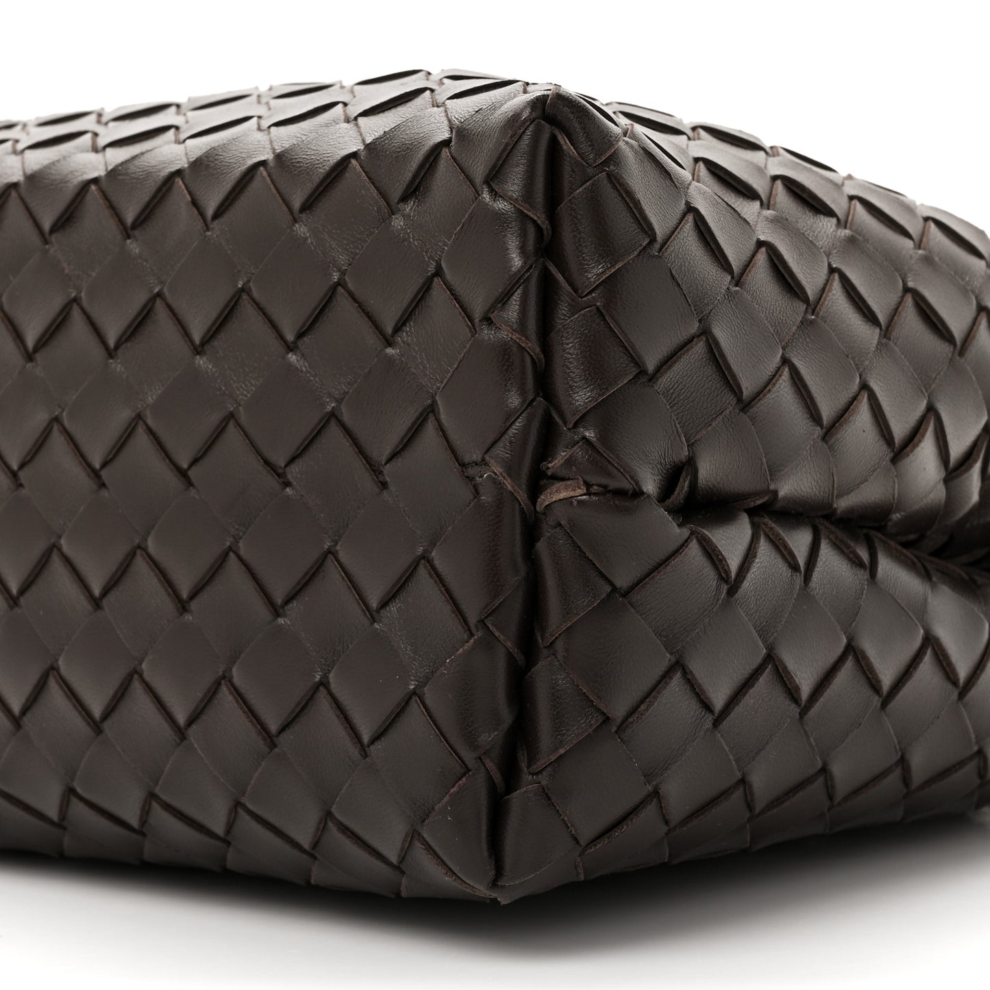 Nappa Intrecciato Medium Andiamo Shoulder Bag Fondant