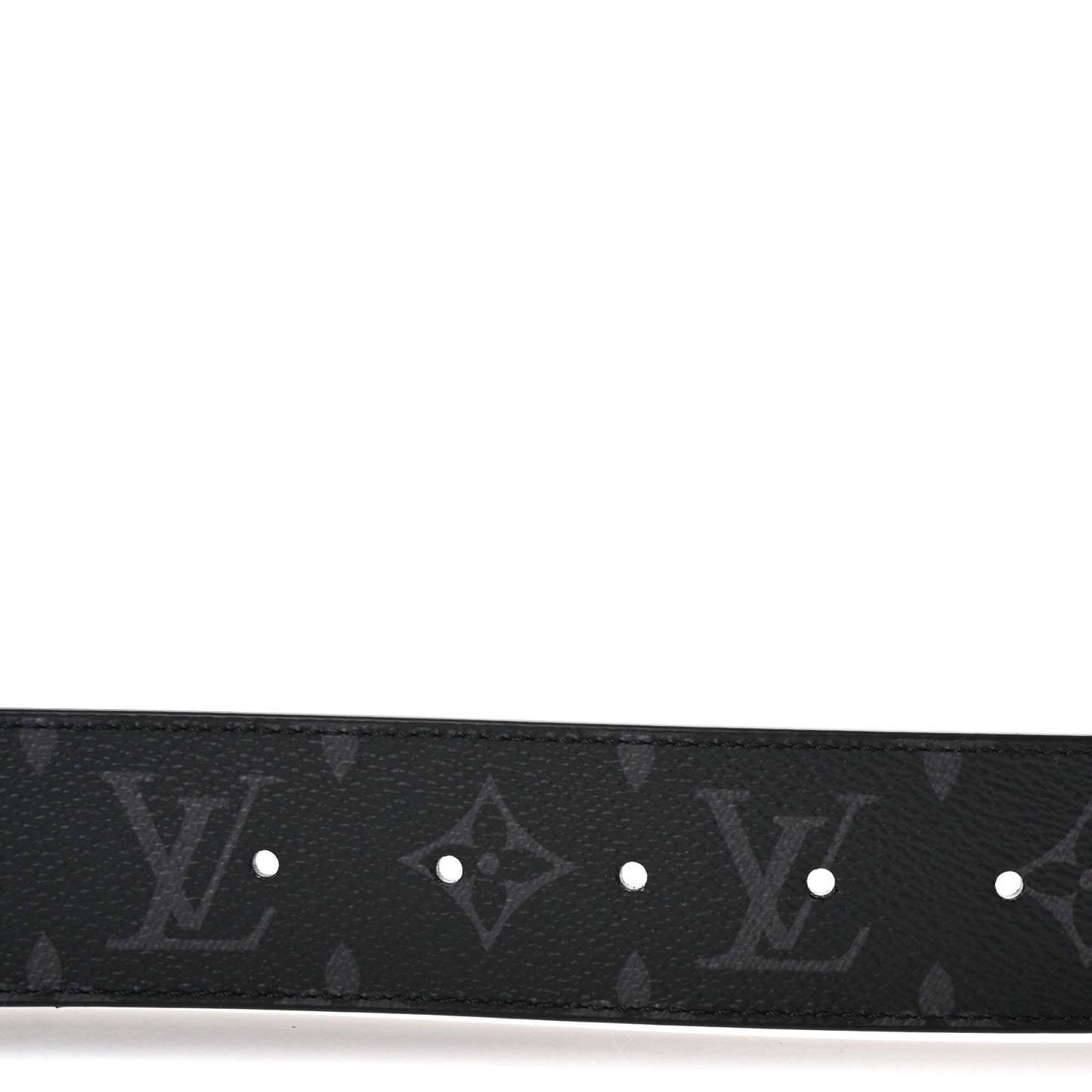 Monogram Eclipse Taigarama 40mm LV Initiales Reversible Belt 95 38 Black