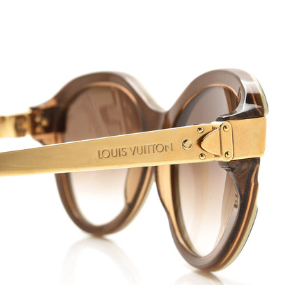 Louis Vuitton Petit Soupcon Cat Eye Sunglasses Z0487E Brown 7 of 7