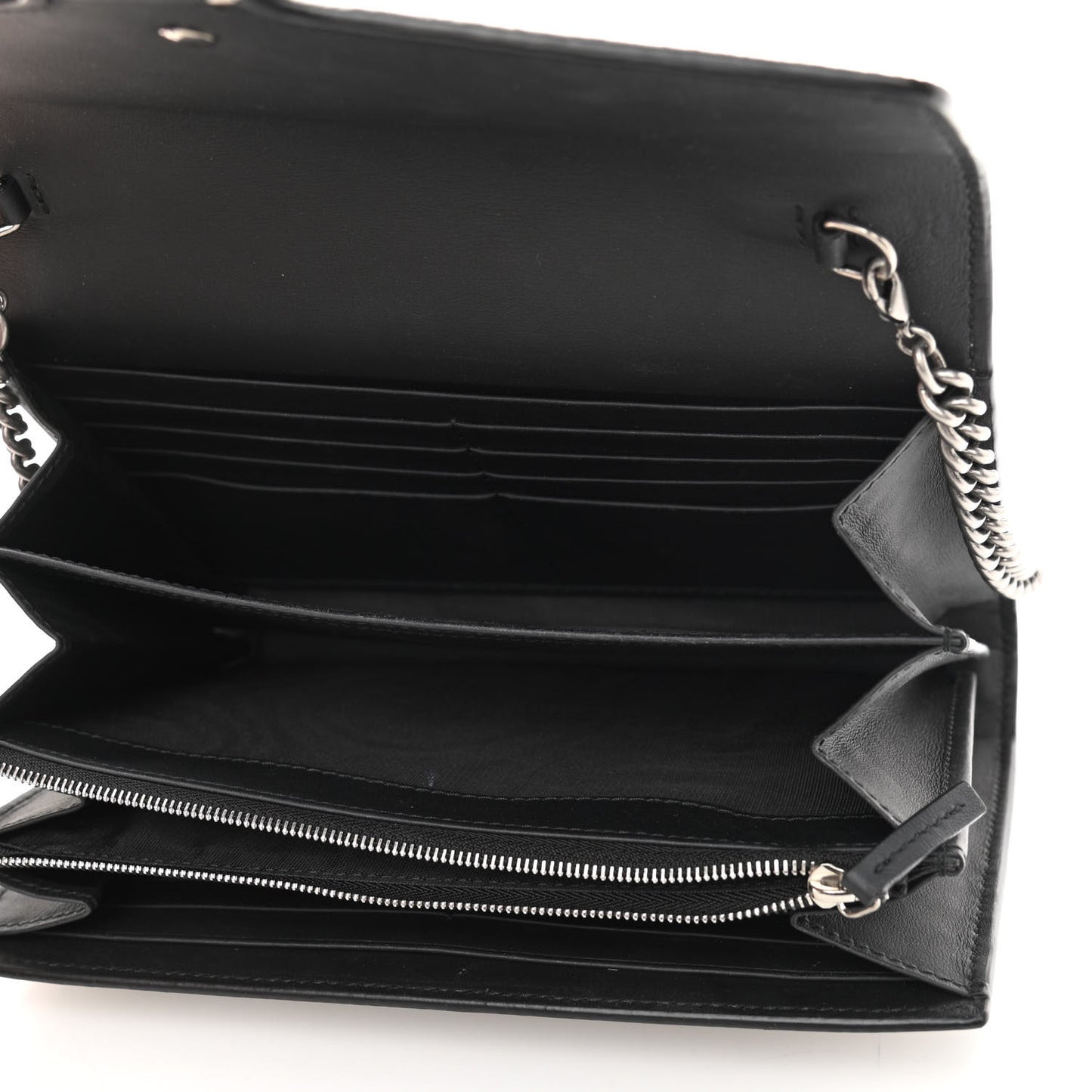 GG Supreme Monogram Mini Dionysus Chain Wallet Beige Black