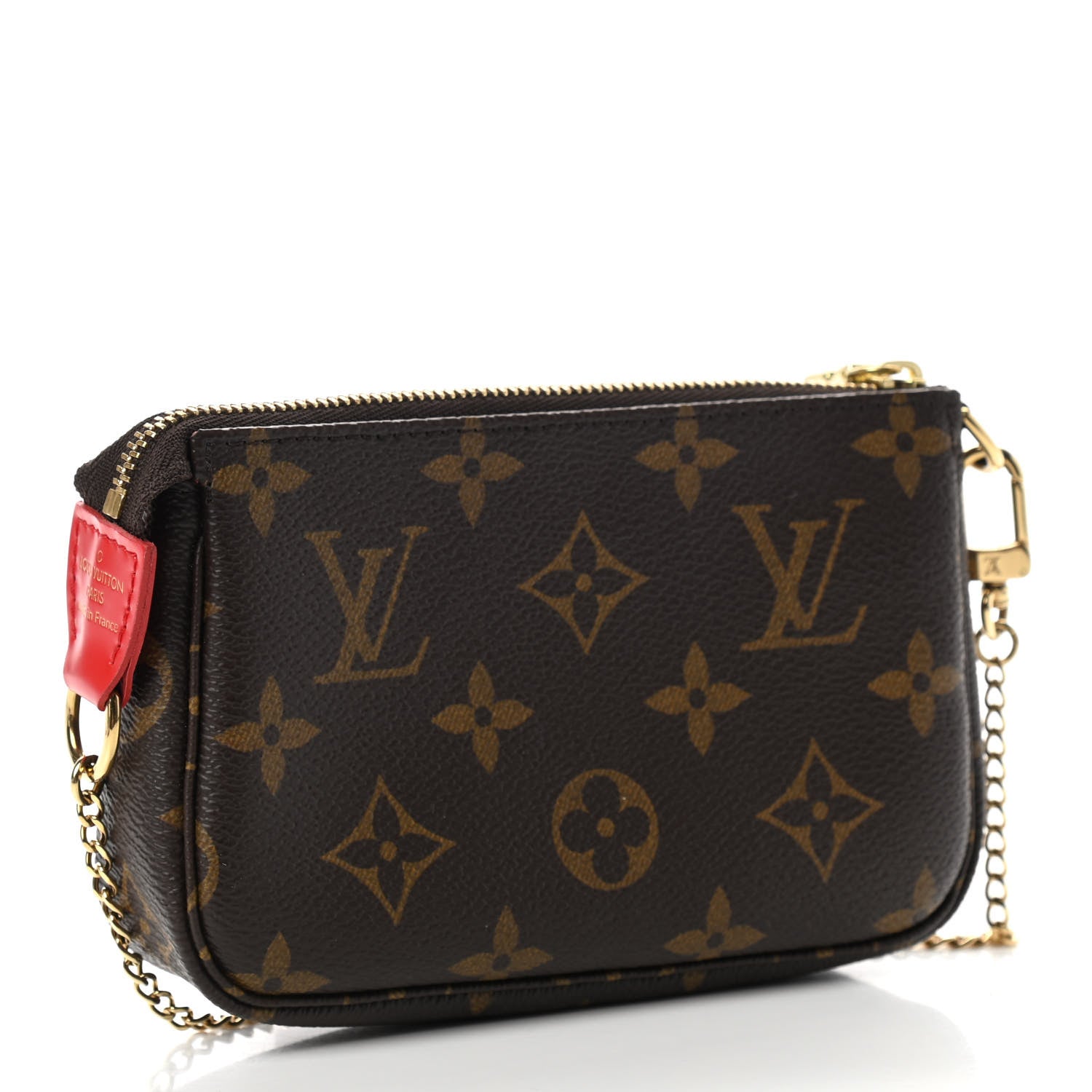 Louis Vuitton Monogram 2020 Christmas Animation Bumper Cars Mini Pochette Accessories Coquelicot 3 of 6