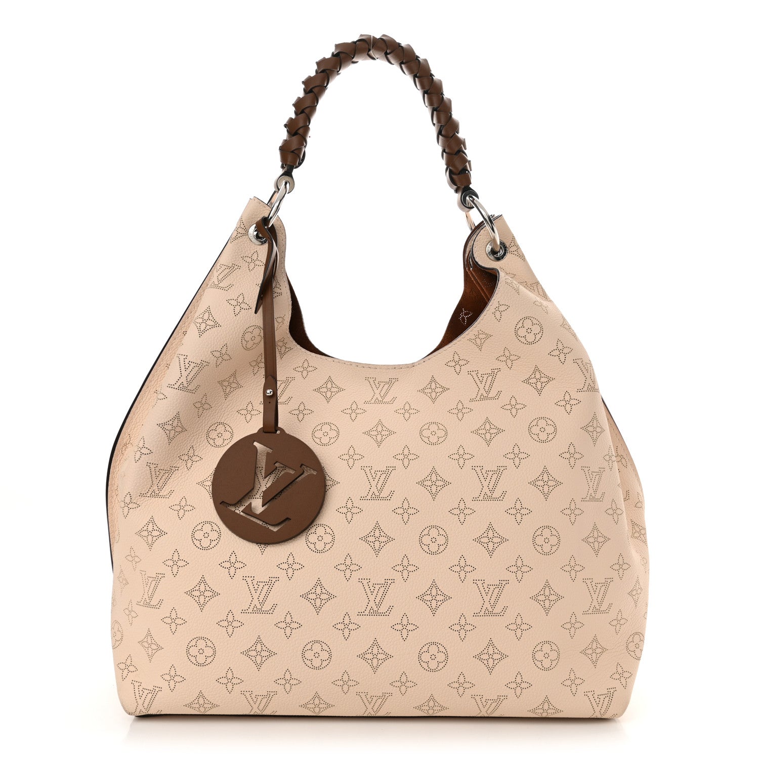 Louis Vuitton Mahina Carmel Hobo Creme 1 of 10