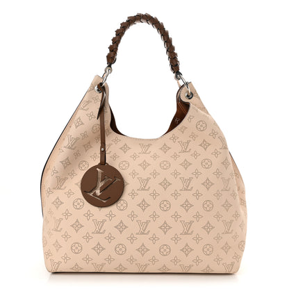 Louis Vuitton Mahina Carmel Hobo Creme 1 of 10