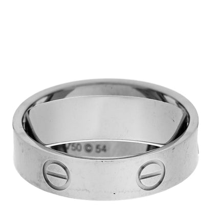 Cartier 18K White Gold 5.5mm Astro LOVE Ring 54 7 1 of 5