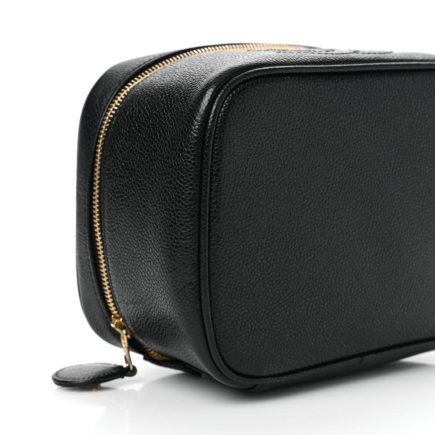 Chanel Caviar CC Vanity Cosmetic Case Black 9 of 10