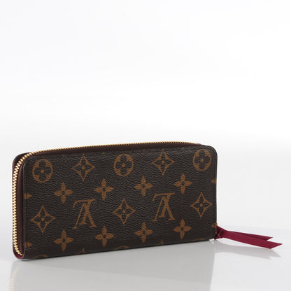 Louis Vuitton Monogram Clemence Wallet Fuchsia 3 of 7