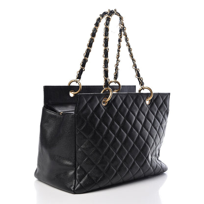 Chanel Caviar Quilted Grand Timeless Tote GTT Black 3 of 12