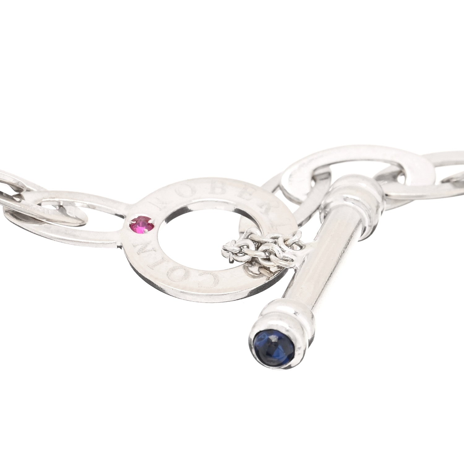 Roberto Coin 18K White Gold Diamond Tiny Treasures Charm Bracelet 3 of 3