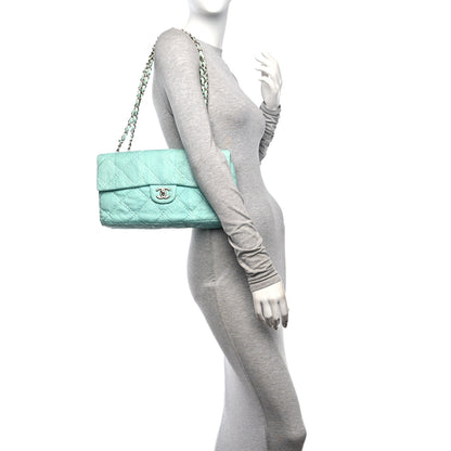 Chanel Snakeskin Ultimate Stitch Flap Light Blue 2 of 12