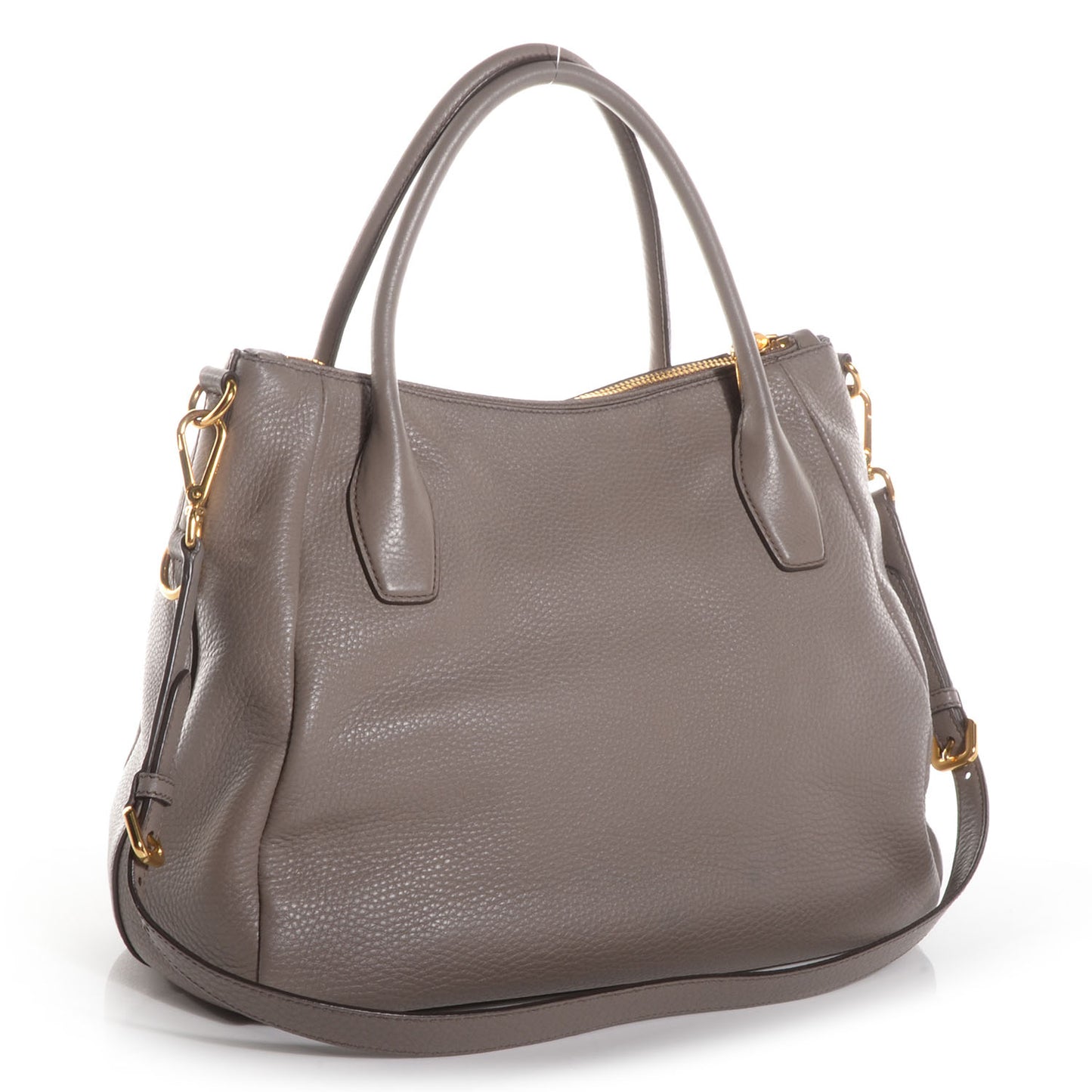 Vitello Daino Shoulder Bag Argilla