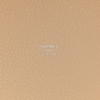 Hermes Taurillon Clemence Picotin Lock 22 MM Nata 6 of 10