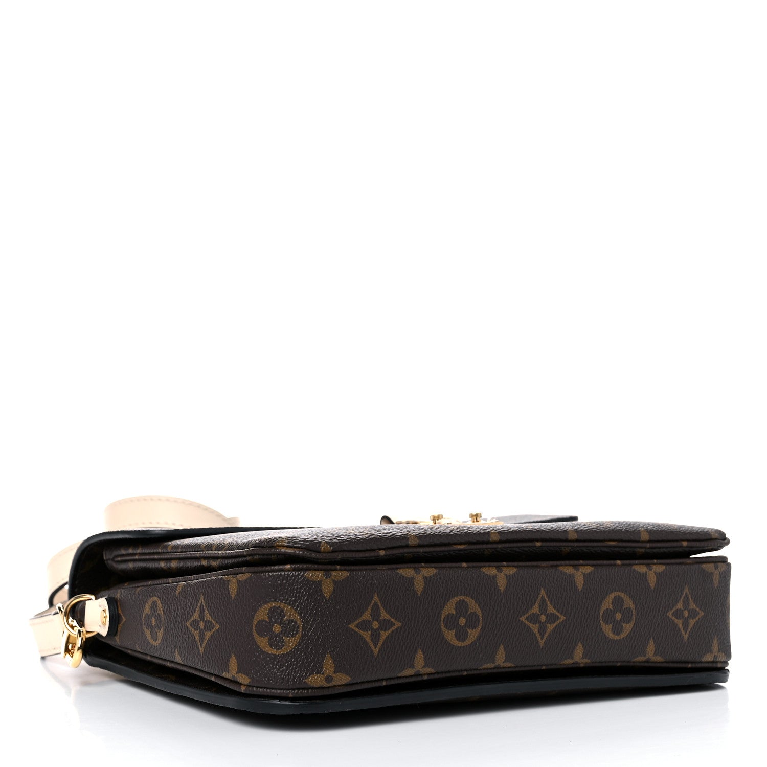 Louis Vuitton Monogram Braided Pochette Metis Creme Beige 3 of 9