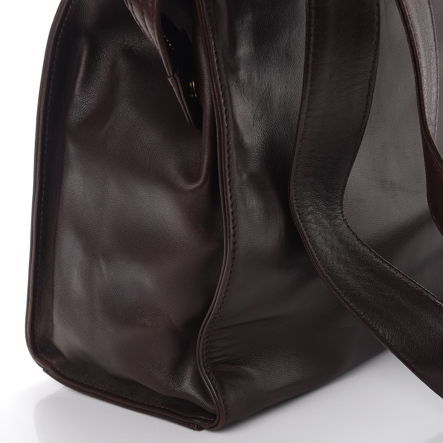 Lambskin CC Tote Brown