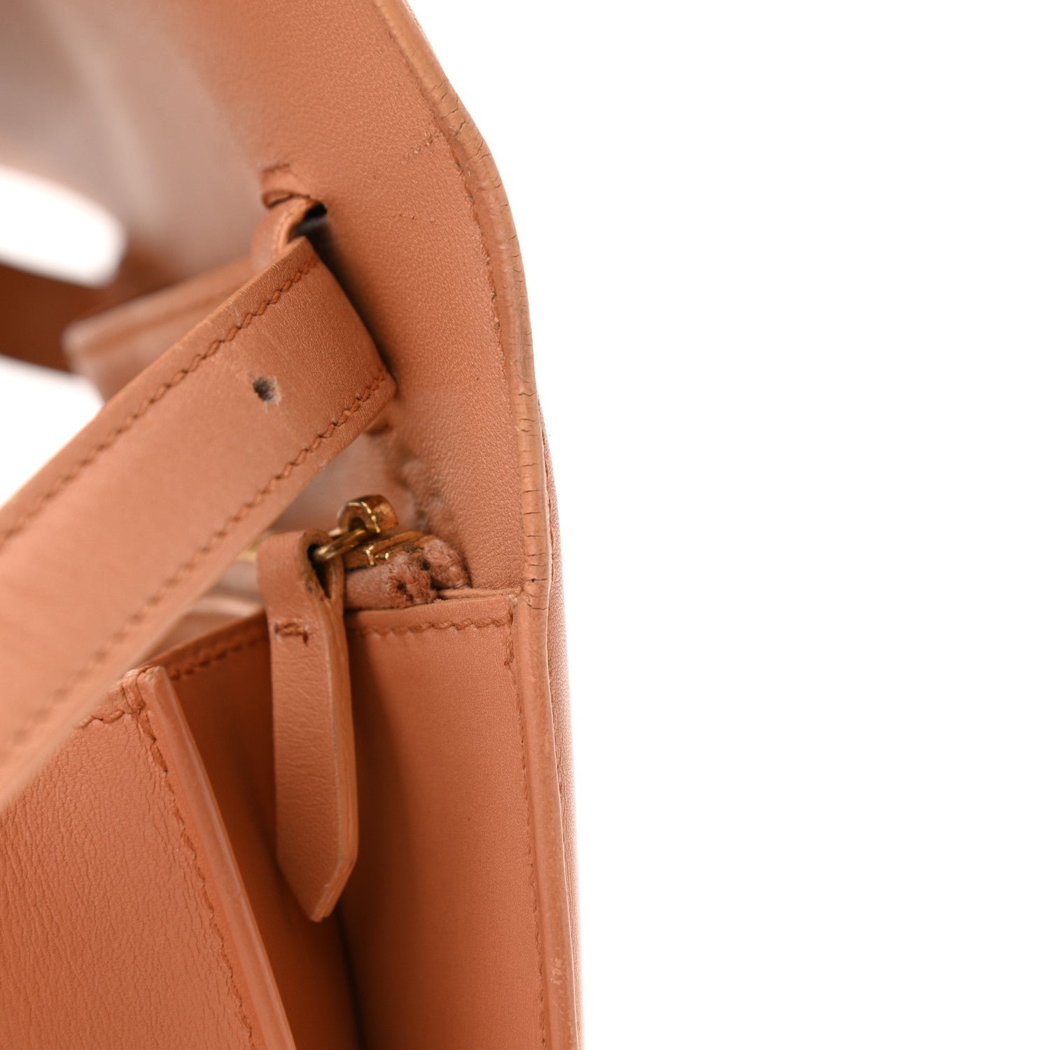 Celine Box Calfskin Medium Classic Box Flap Bag Nude 17 of 21