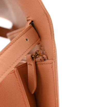 Celine Box Calfskin Medium Classic Box Flap Bag Nude 17 of 21