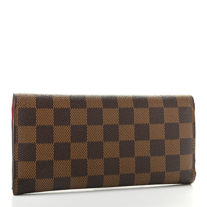 Louis Vuitton Damier Ebene Josephine Wallet Red 3 of 14
