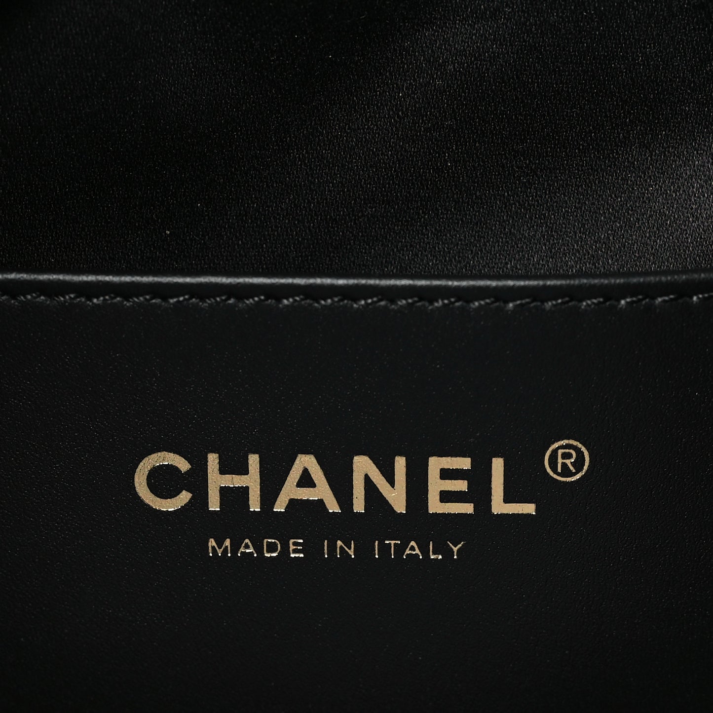 Washed Denim Quilted Medium Chanel 25 Handbag Black
