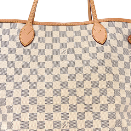 Louis Vuitton Damier Azur Neverfull MM 7 of 9