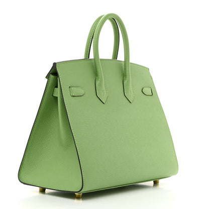 Hermes Epsom Birkin Sellier 25 Vert Criquet 2 of 11