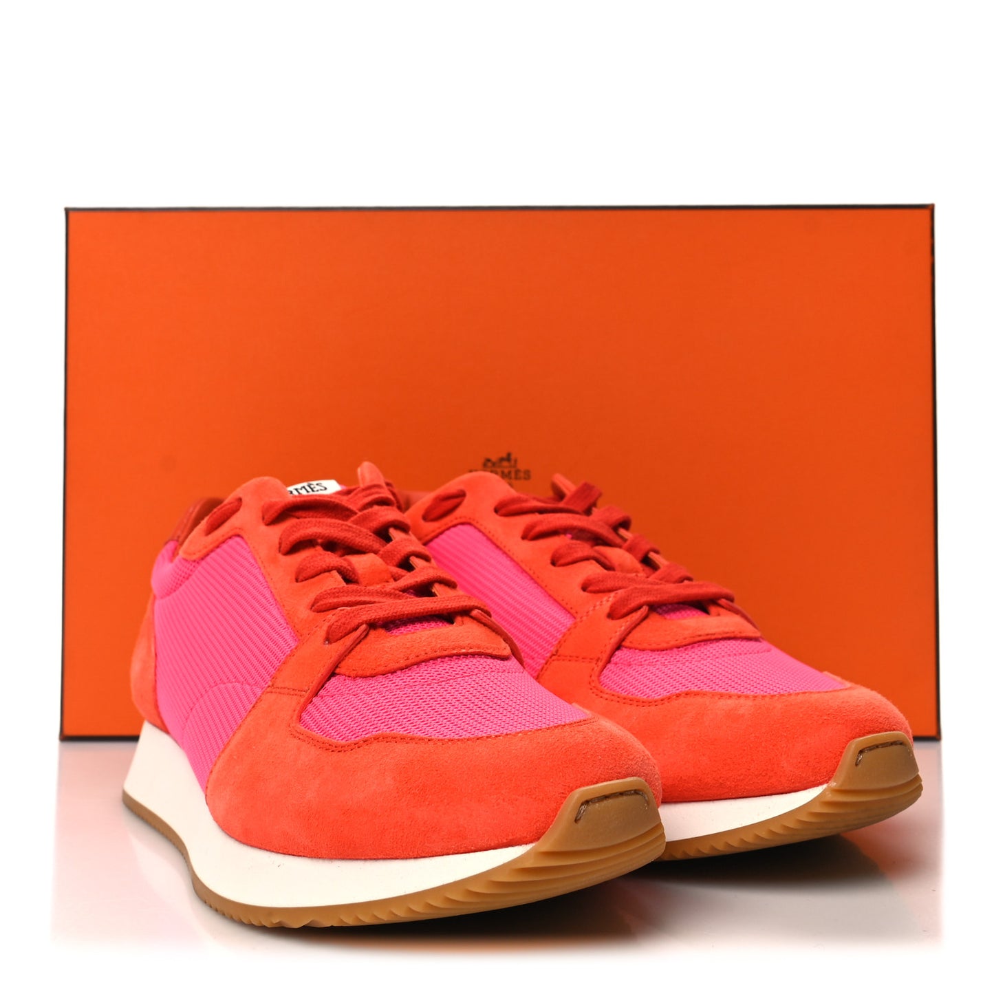 Suede Goatskin Technical Mesh Womens Escape Sneakers 37.5 Rose Sorbet