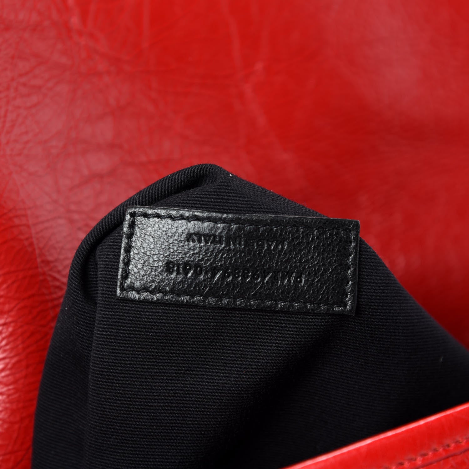 Saint Laurent Crinkled Calfskin Matelasse Monogram Medium Niki Chain Satchel Rouge Eros 11 of 12