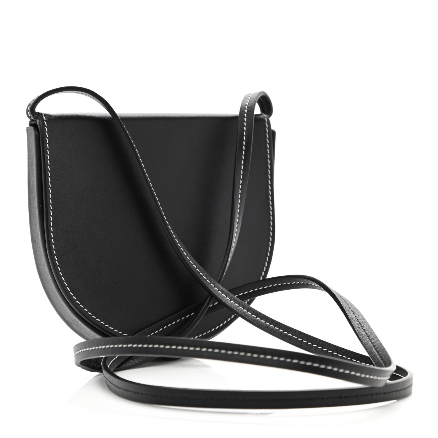 Loewe Soft Calfskin Mini Heel Pouch Black 3 of 11