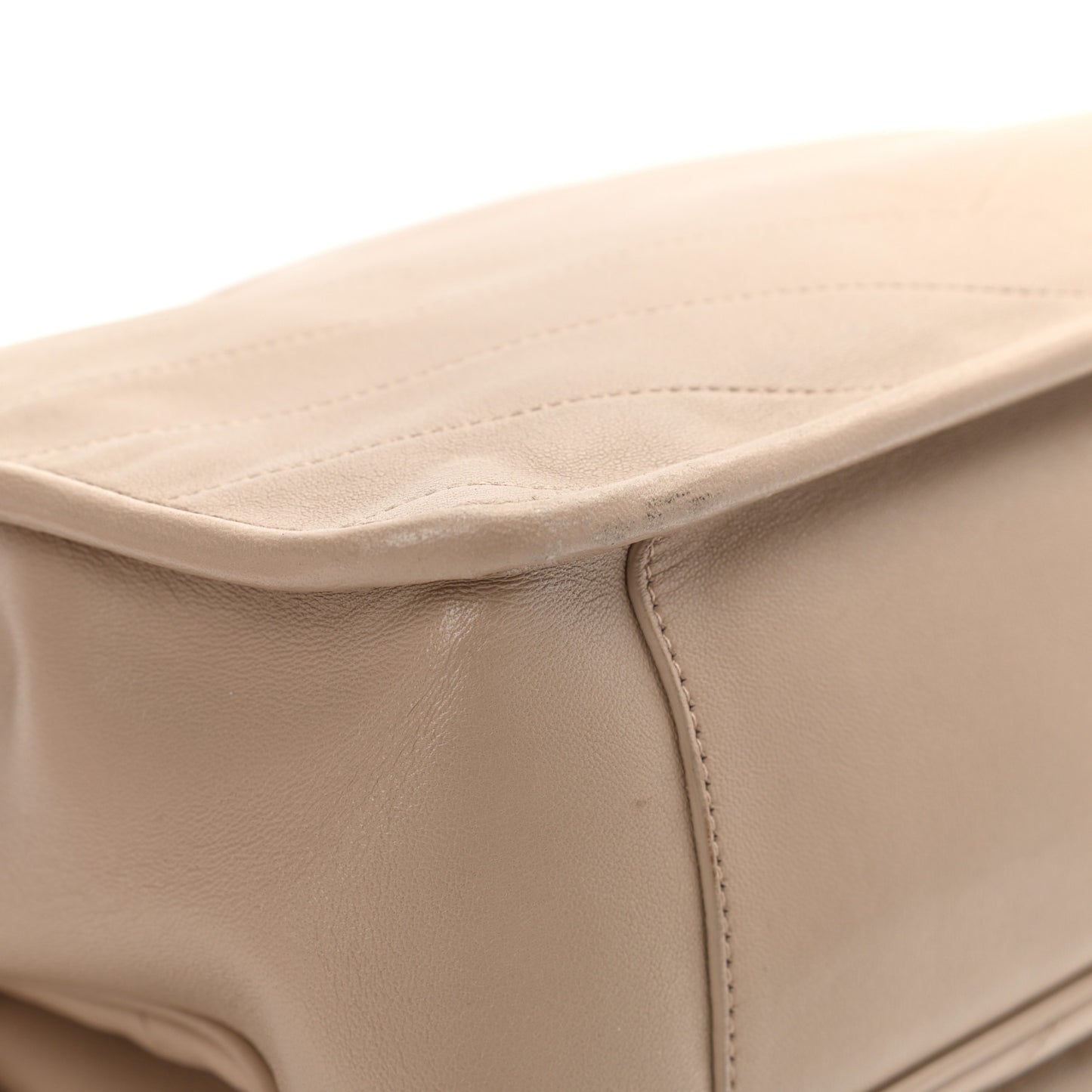 Lambskin Matelasse Monogram Medium Niki Chain Satchel Dark Beige