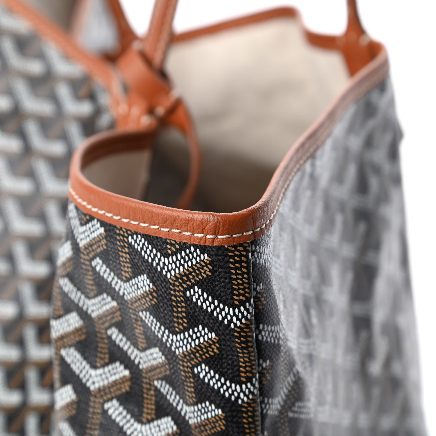 Goyard Goyardine Saint Louis GM Black Gold 10 of 10