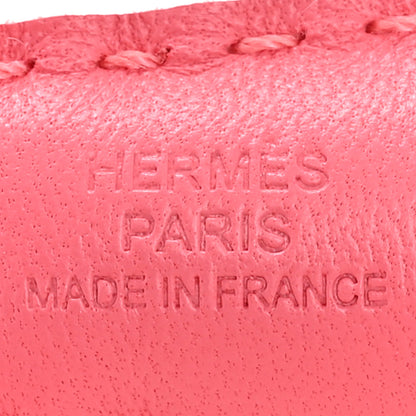 Hermes Milo Lambskin Rooroo Bag Charm Rose Azalee Pain D'Epice Rose Poupre 3 of 5