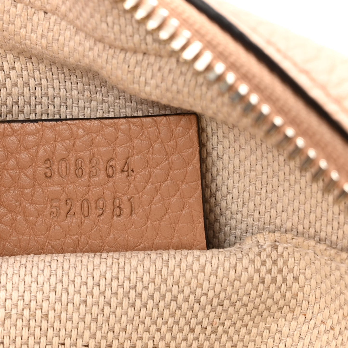 Pebbled Calfskin Small Soho Disco Bag Camelia