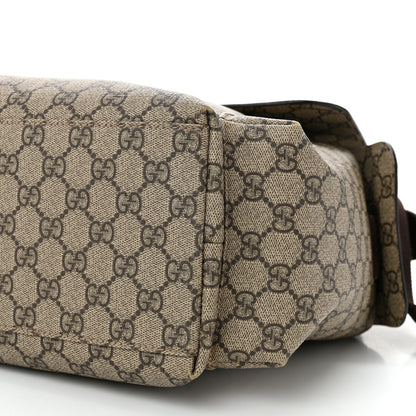 Gucci GG Plus Monogram Messenger Diaper Bag Dark Brown 11 of 12