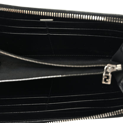 Fendi FF Embossed Zip Around Wallet Black 6 of 8