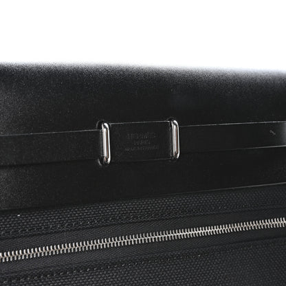 Hermes Military Toile Vache Hunter Herbag Zip Retourne 20 Black 6 of 11