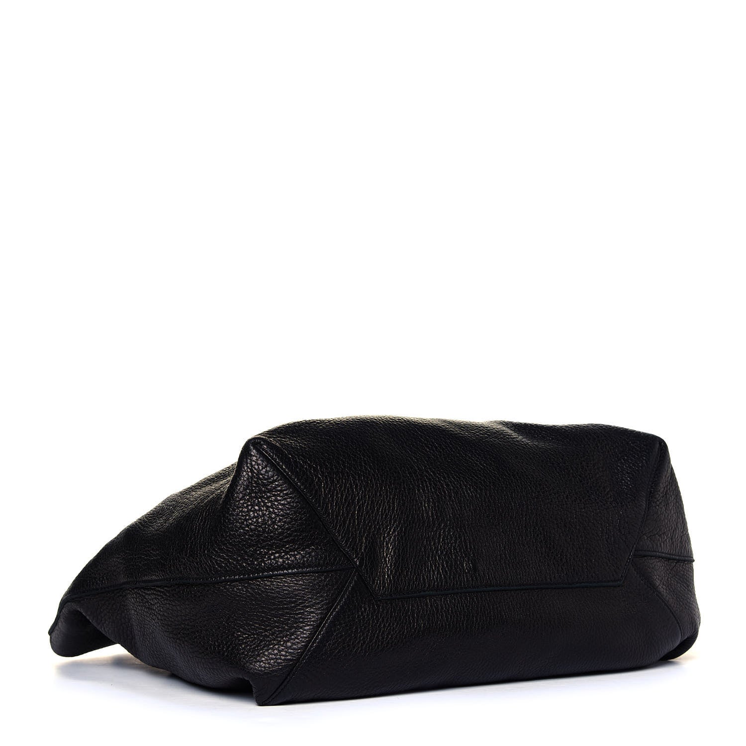 Prada Deerskin Shoulder Bag Black 3 of 5