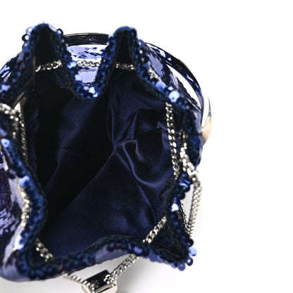 Jimmy Choo Sequin Paillettes Micro Bon Bon Bag Ink 5 of 9