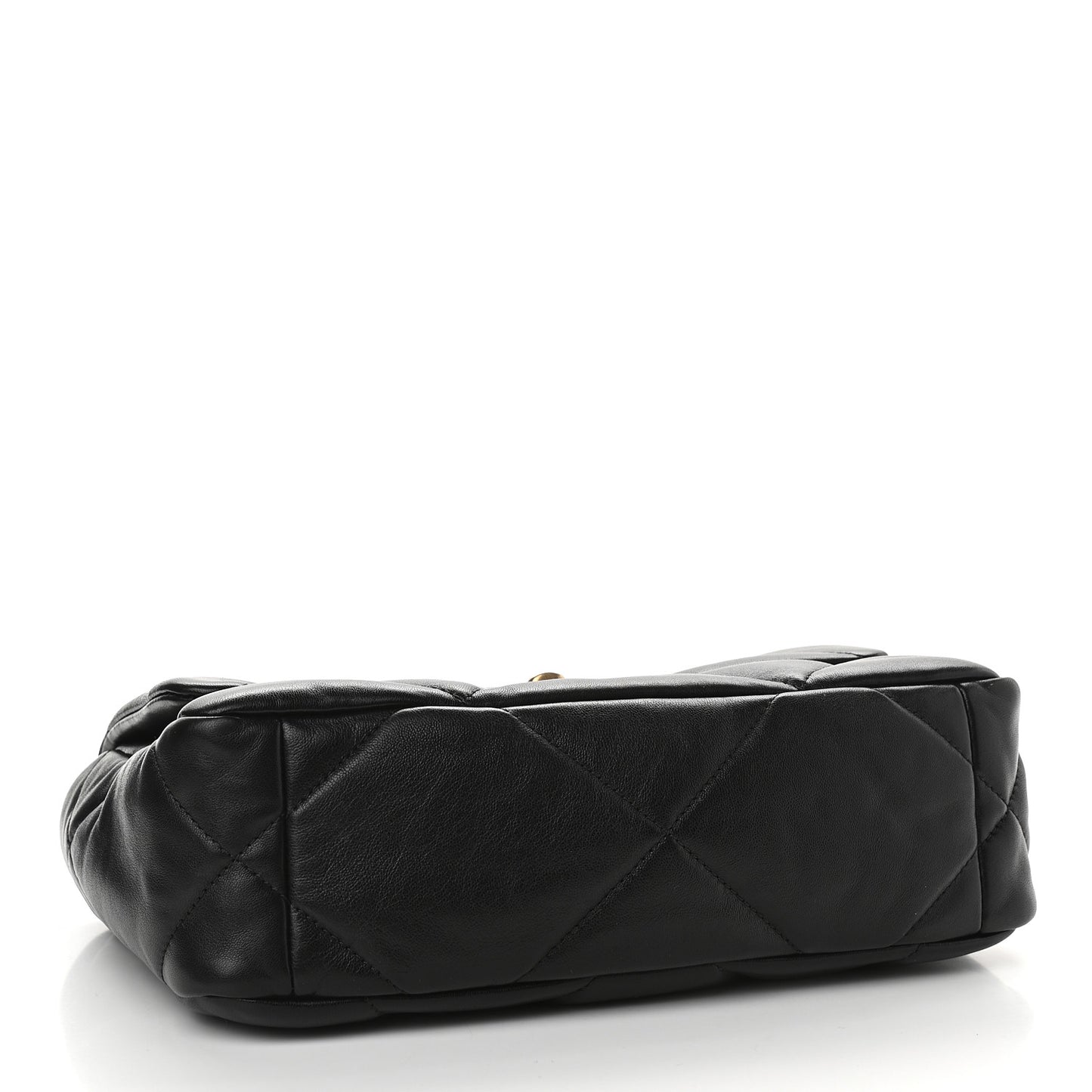 Lambskin Quilted Medium Chanel 19 Flap Black