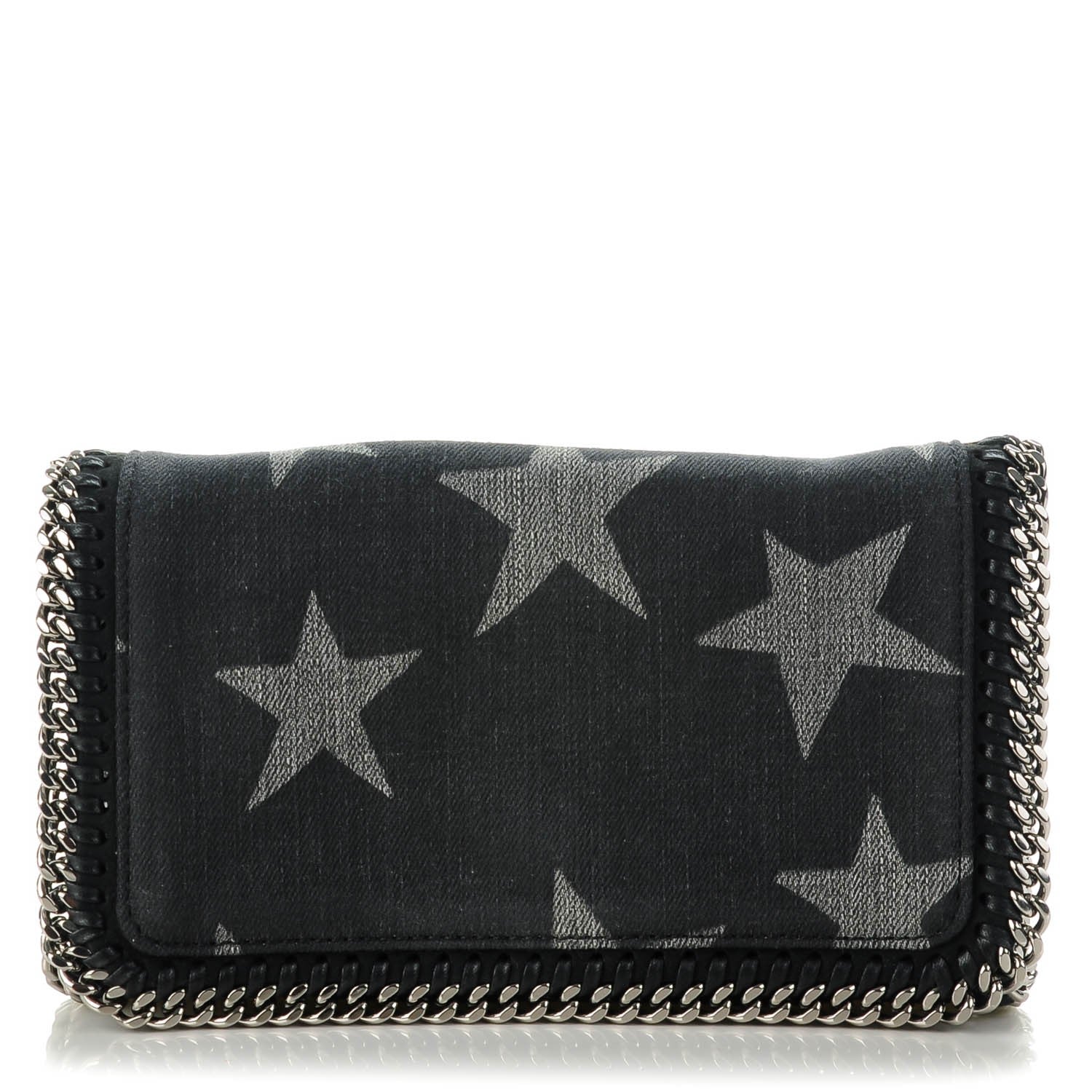 Stella McCartney Denim Star Falabella Mini Tote Black 1 of 8