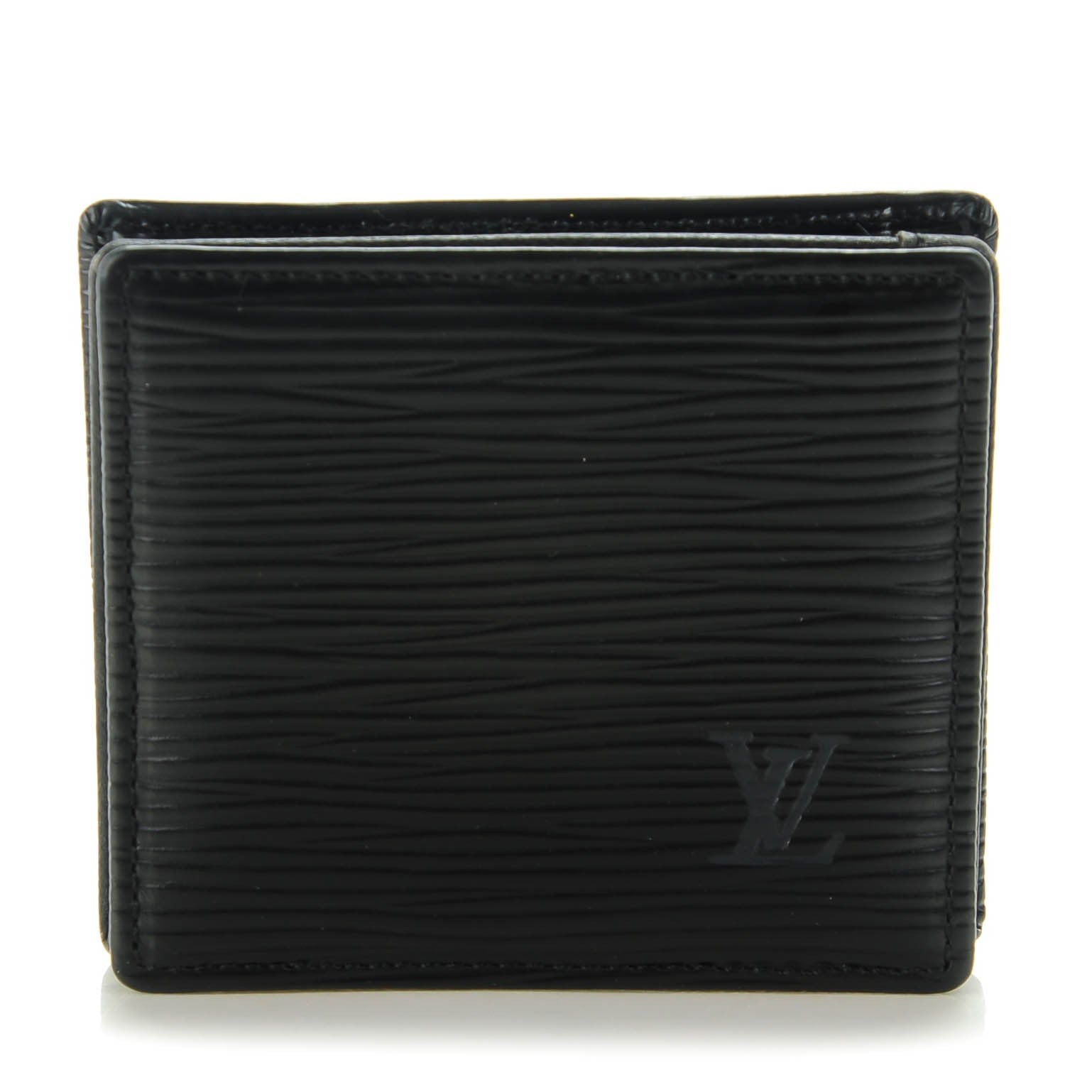 Louis Vuitton Epi Porte-Monnaie Boite Coin Purse Black 1 of 7