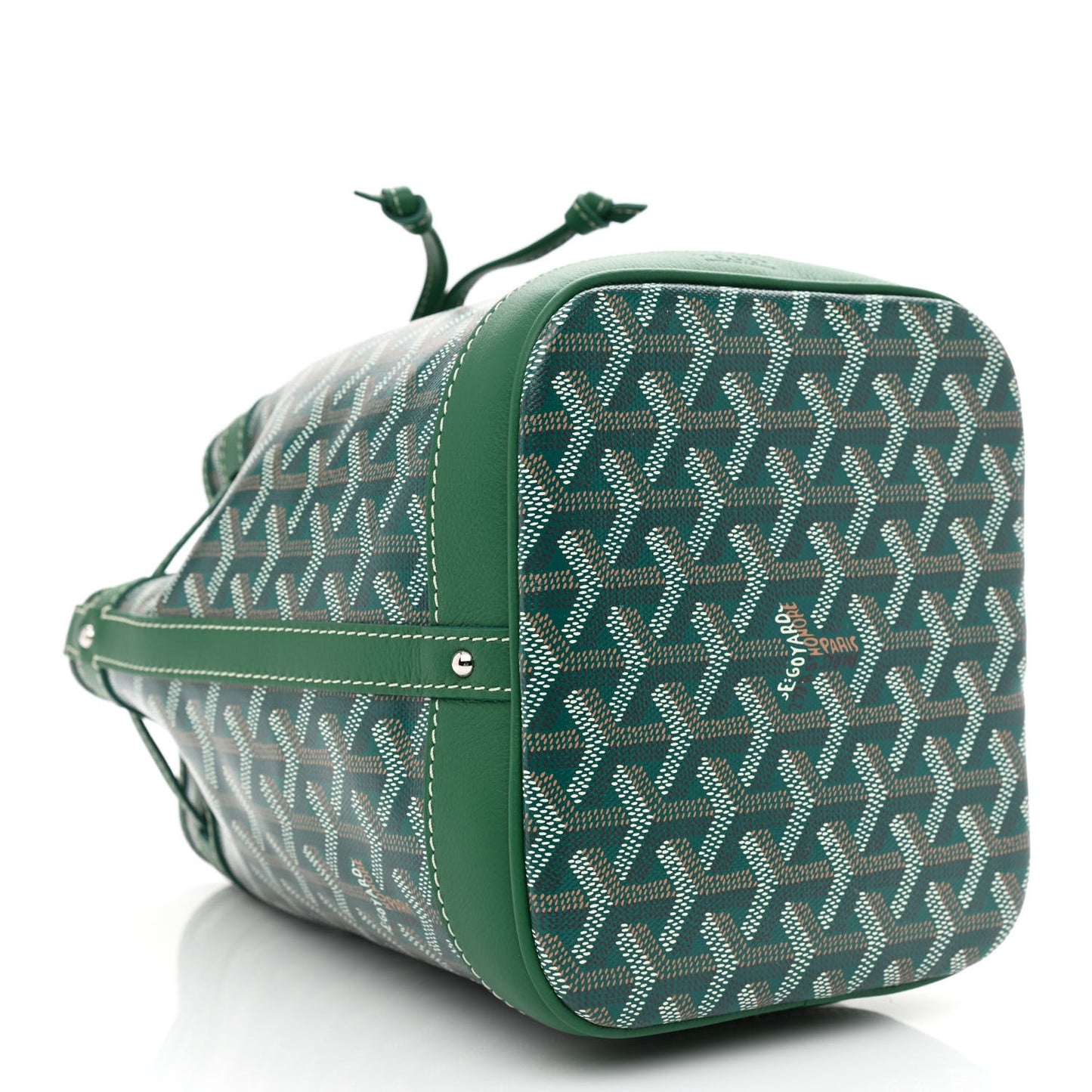 Goyardine Petit Flot Bucket Bag PM Green
