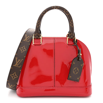 Louis Vuitton Patent Monogram Alma BB Scarlet 1 of 12