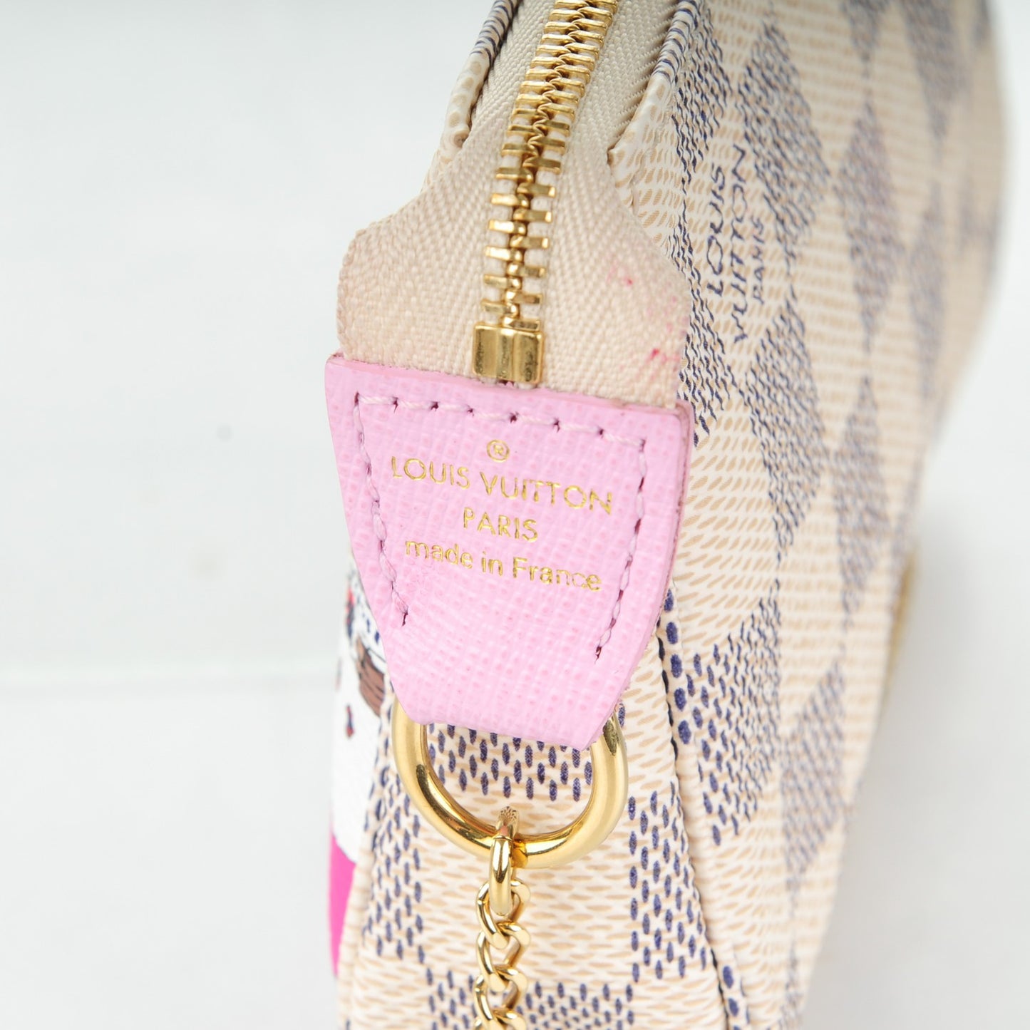 Damier Azur 2016 Christmas Animation Mini Pochette Accessories