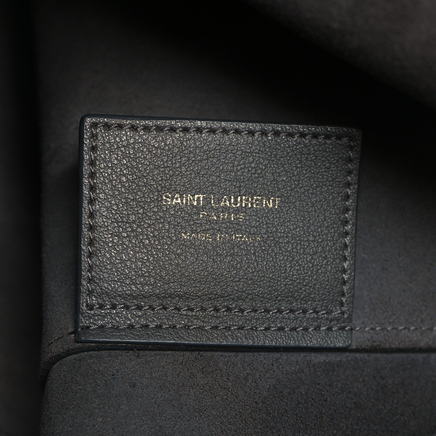 Saint Laurent Calfskin Large Shopping Tote Storm 8 of 13
