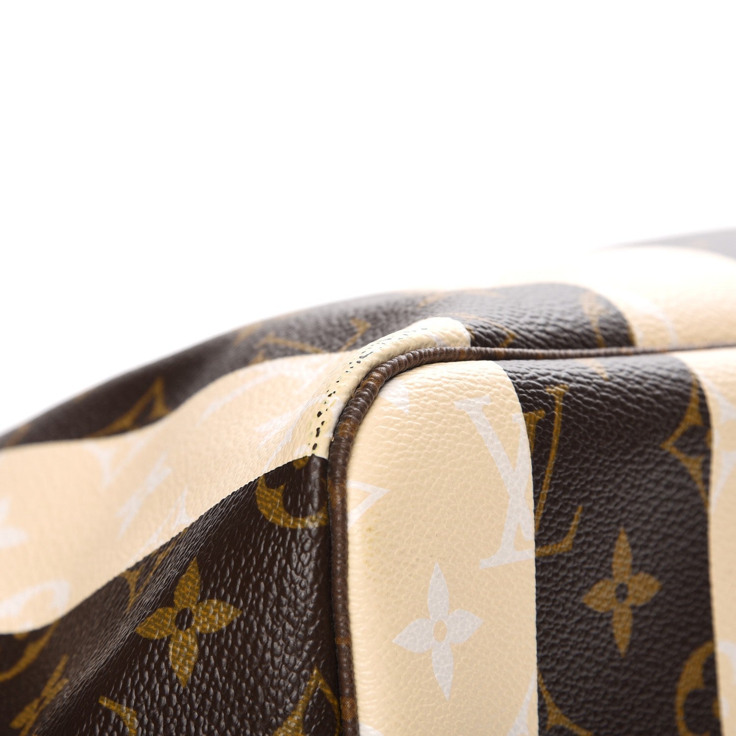 Louis Vuitton Monogram Rayures Neverfull GM 9 of 10